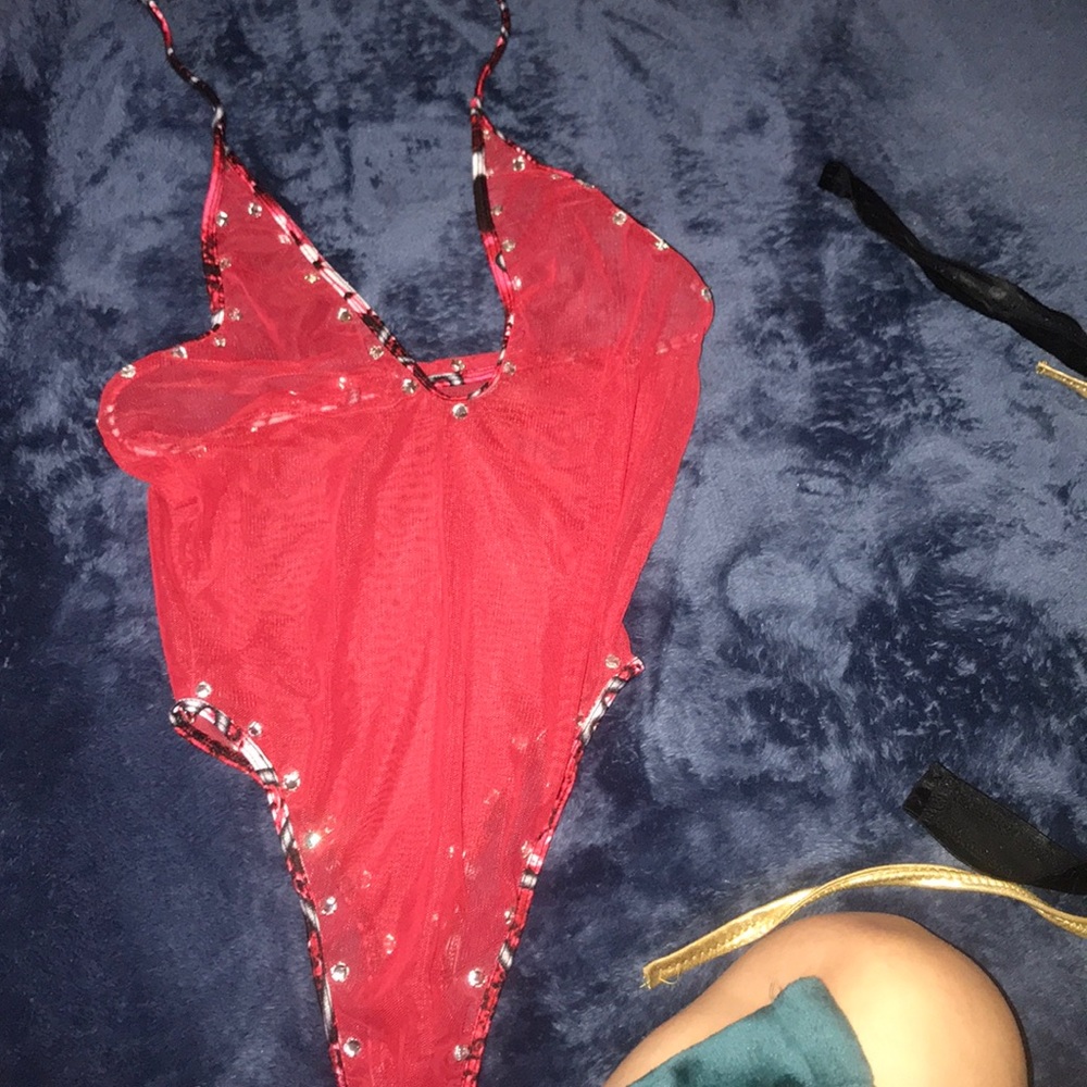 Red dancewear